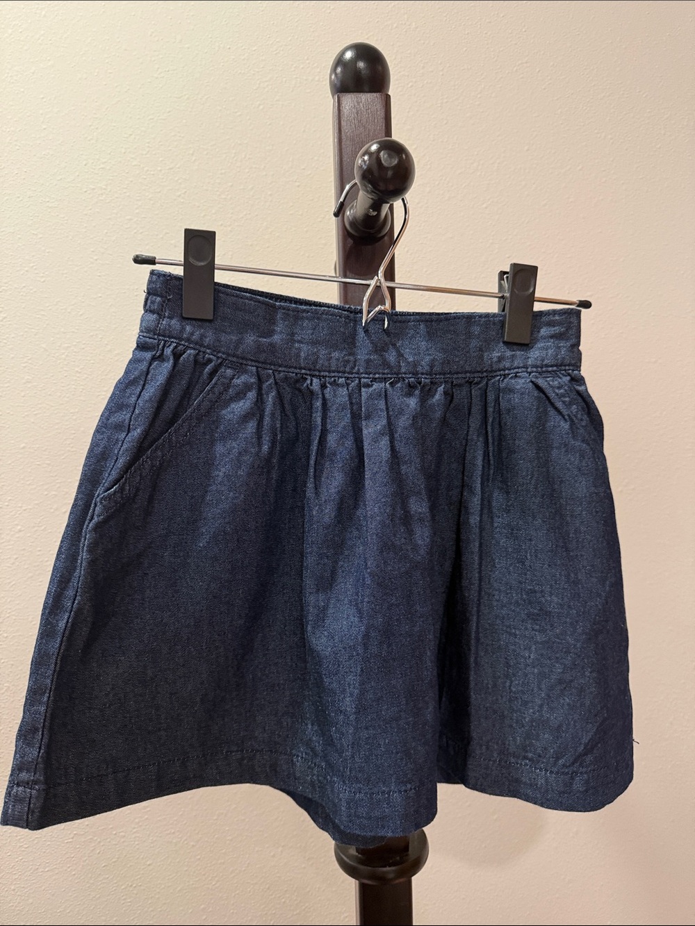 Girls’ Dark Blue Denim Skirt - Cherokee 7/8